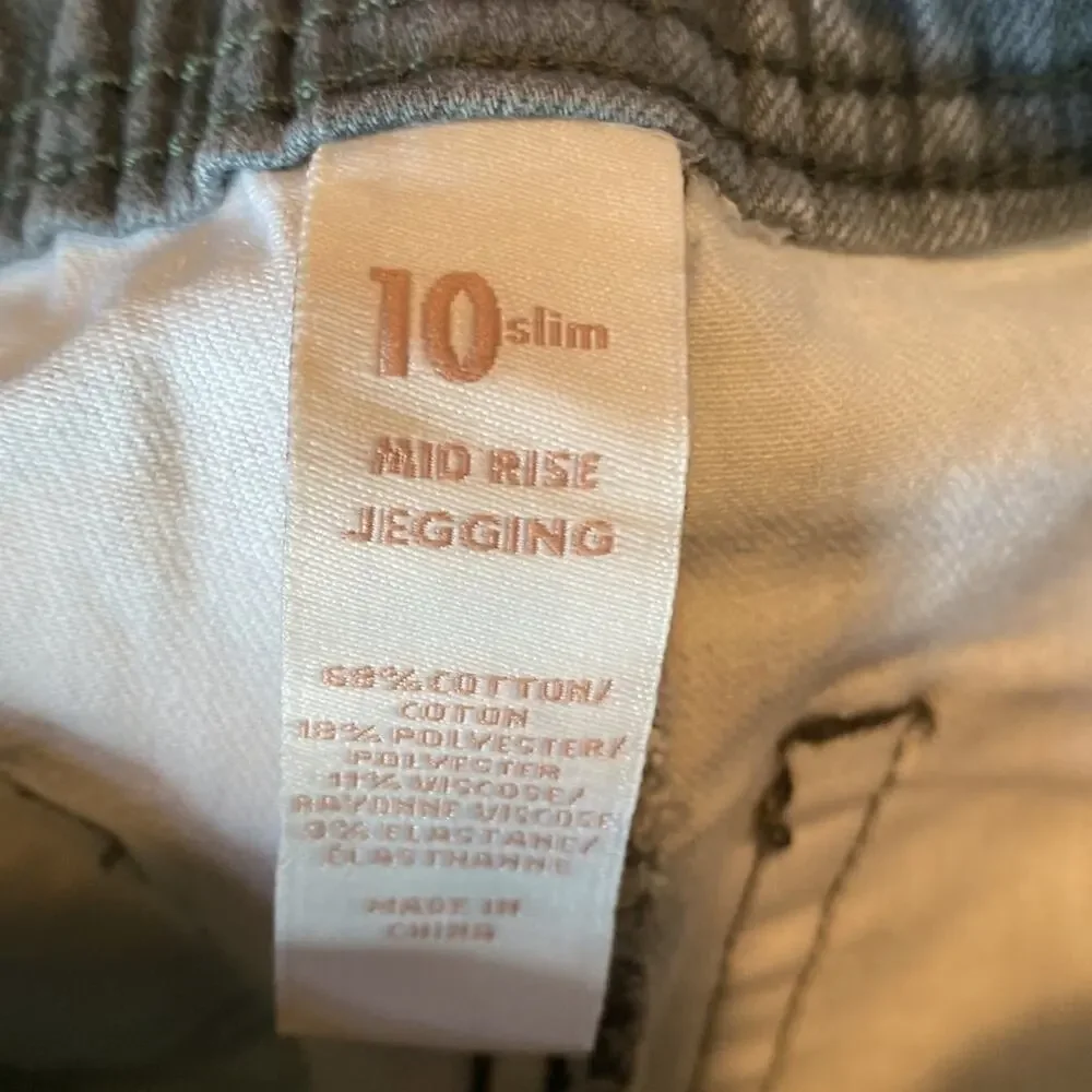 Justice Denim Soft Stretchy Comfy Camo Camouflage Jegging Jeans NWT 10S